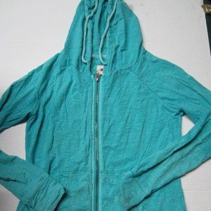 Mossimo teal S Small hoodie sweatshirt shirt top